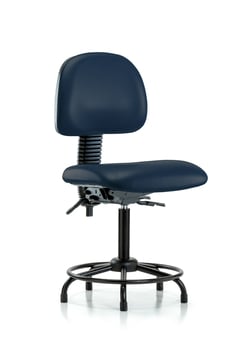 Fisherbrand&trade;&nbsp;Vinyl Chair - Medium Bench Height with Round Tube Base and Stationary Glides in Grade B Vinyl