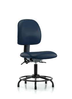 Fisherbrand&trade;&nbsp;Vinyl Chair - Desk Height with Round Tube Base, Medium Back, and Stationary Glides in Grade B Vinyl