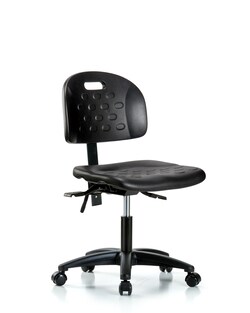 Fisherbrand™ Newport Industrial Polyurethane Chair - Desk Height with Casters in Polyurethane