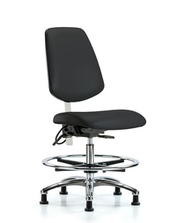 Fisherbrand Class 100 Vinyl Clean Room/ESD Chair - Medium Bench Height