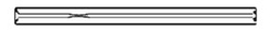 MilliporeSigma™ Supelco™ Inlet Liner, Direct (SPME) Type, Straight Design (unpacked)