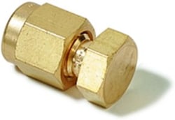 MilliporeSigma™ Supelco™ Swagelok™ Caps Brass, 1/8 in. male
