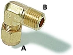 MilliporeSigma&trade; Supelco&trade;&nbsp;Swagelok&trade; 90 Degree Male Elbow, 400-2-4, Stainless Steel, 1/4 in., 1/4 in. male NPT