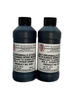 ENG Scientific May-Grunwald Stain Kit - Stock Giemsa, Solution II 2 x 250 mL | Buy Online | ENG Scientific | Fisher Scientific