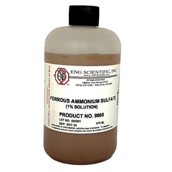 ENG Scientific&nbsp;Miscellaneous Solutions - Ferrous Ammonium Sulfate (1%)