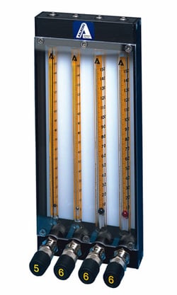 Aalborg ALUMINIUM FLOWMETER 3 UNITS, Quantity: 1 pièce