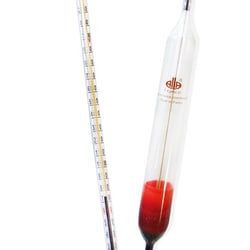 Alla France Hydrometer,Densi API 74H62 29-41 : 0.1° API Tp.60/60°F Lg 387mm