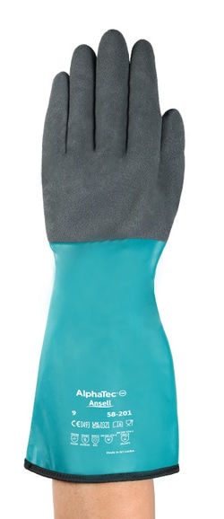 Ansell AlphaTec 58201 Size: 11.0:Equipo de protección individual, Quantity: