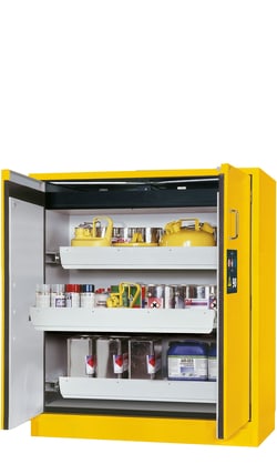 asecos S-PEGASUS-90 Sicherheitslagerschrank Typ 90, AGT integriert 3 Schubfächer, 1 Bodenauffangwanne (pulverbeschichtetes Stahlblech) | Buy Online | asecos&trade; | Fisher Scientific