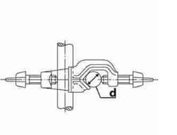 Bochem Dubbelärmad gjutjärn Bosshead 16,5 mm | Buy Online | Bochem&trade; | Fisher Scientific