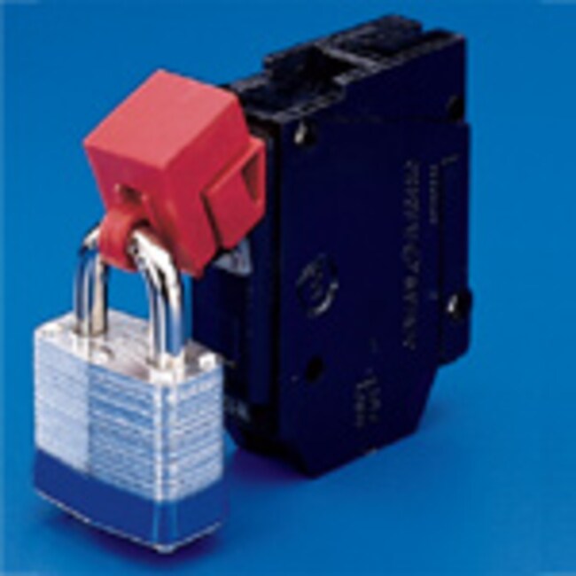 Brady™ Polypropylene and Glass Fiber Reinforced Lock for Circuit Breakers Width 56mm Lockout