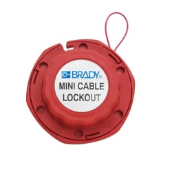 Brady™ Glass-filled Nylon Mini Cable Lockout with Steel Cable