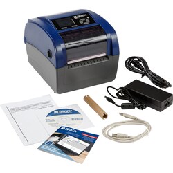 Brady Label printer 300 dpi - EU Unwinder, Barcode Reader, Brady Workstation