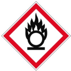 Brady™ GHS Symbol - Oxidizing, Continuous Roll