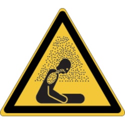 Brady™ ISO Säkerhetsskylt utan text - Varning: Kvävning