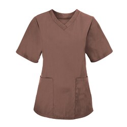 Alexandra Women's Scrub Tunic, Brown 3X-Large | Buy Online | Alexandra&trade; | Fisher Scientific