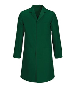 Alexandra Men's Lab Coat with Concealed Stud Front, Spruce Green 124 cm | Buy Online | Alexandra&trade; | Fisher Scientific