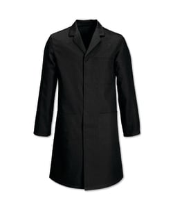 Alexandra Men's Lab Coat with D-piece Neck, Black 96 cm | Buy Online | Alexandra&trade; | Fisher Scientific