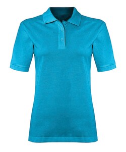 Alexandra Women's Polo Shirt with Ribbed Collar and Cuffs, Peacock Small | Buy Online | Alexandra&trade; | Fisher Scientific