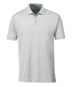 Alexandra Unisex Polo Shirt with Ribbed Collar and Cuffs, Light Gray 2X-Large | Buy Online | Alexandra&trade; | Fisher Scientific