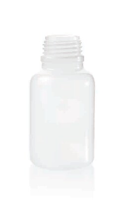 Brand X25 Round Wide-Mouth Bottle LDPE White 2L, Quantity: Pack of 25