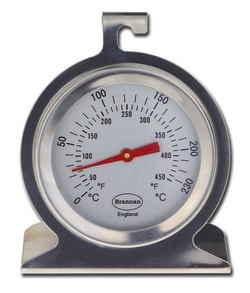 Termómetro Para Horno De Acero Inoxidable (0-300°C) - Preciso Y Resistente Para Carnes, Pan Y Más