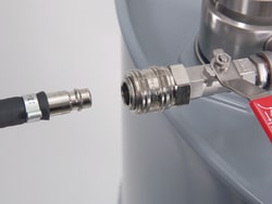 Buerkle™ Foot Operated Solvent Pump with Discharge Hose and Stopcock