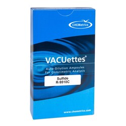 Chemetrics 30 AMP Sulfide-VACUettes Refill, Methylene Blue, Quantity: 30