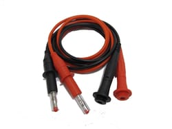 Cleaver Scientific ELECTROPHORESIS CABLE BLACK - RED, Quantity: Each