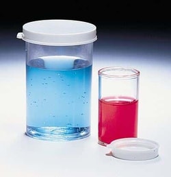 Cole Parmer X144 Snap cap sample vials, clear, polystyrene, 18.5ml, Quantity: