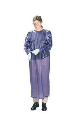 Cole Parmer Vinyl Coat Apron, Thickness, 8-mil, Size, Medium, Quantity:
