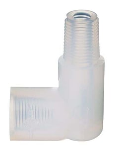 Masterflex FEMALE TO MALE THREADED ELBOW, PFA, Quantity: Each