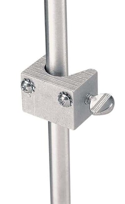 Cole Parmer Mounting Bracket, aluminum, 0 to 0.78in dia rods, Quantity: