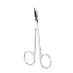 Cole Parmer Iris Fine Tip Scissors, Standard Grade, Straight,114mm., Quantity: