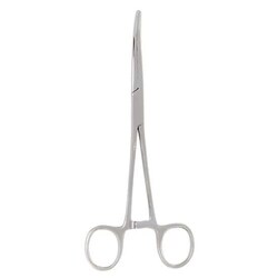 Cole Parmer Rochester Pean Forceps, Standard Grade, Curved, 6.25", Quantity: