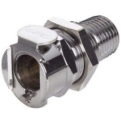 Cole-Parmer™ CPC™ Ventilförsedd panelmonterad gängad koppling