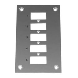 Cole Parmer Digi-Sense Thermocouple Mounting Panel, Vertical,Mini Connectors;