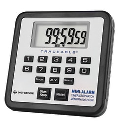 Cole Parmer Count up/down timer, NIST-traceablecalibration report, Quantity: