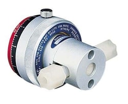 Masterflex FMI RH0CKC Series R Valveless Piston Pump Head, 0.05 mL/stroke,