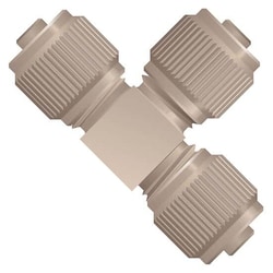 Upchurch Scientific Mixing tee micro static for 1/16 inch O.D. tubingPEEK(TM)natural