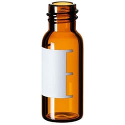 Kinesis X1000 Screw top vial flat bottom with label and, Quantity: Pack