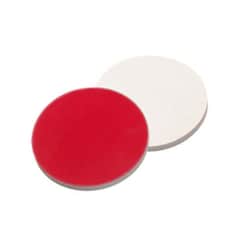 Kinesis X1000 Septa 55' shore A whitesilicone/red PTFEfor screw cap 9mm
