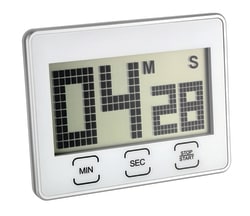 TFA Dostmann PUCK timer magnetisch, 38.1028.20, kleurige