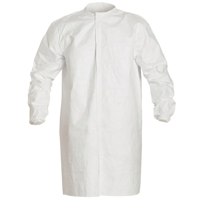 DuPont Tyvek 400 Disposable Frock - Extra Long With Elastic Cuffs, White 2XL (Pack Of 30)