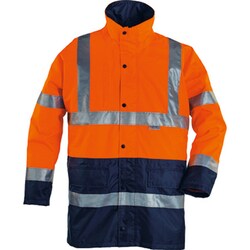 Covergard Safety PARKA HI-VIZ ORANGE/NAVY, 3M M, Quantity: cada uno