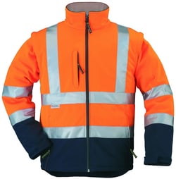 Covergard Safety JACKET HI- VIZ 2/1 ORANGE/MARI XL, Quantity: Each