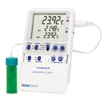 Fisherbrand™ Traceable™ Memory-Loc™ Thermometer mit USB-Datenprotokollierung und Impfsonde