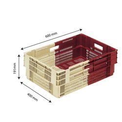 Gilac Two-tone Cook Chill Crate 35 L | Buy Online | Gilac&trade; | Fisher Scientific
