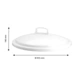 Thumbnail_Gilac Lid with Handle for Round HACCP Food Contact Container White | Buy Online | Gilac™ | Fisher Scientific