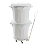 Thumbnail_Gilac Lid with Handle for Round HACCP Food Contact Container White | Buy Online | Gilac™ | Fisher Scientific